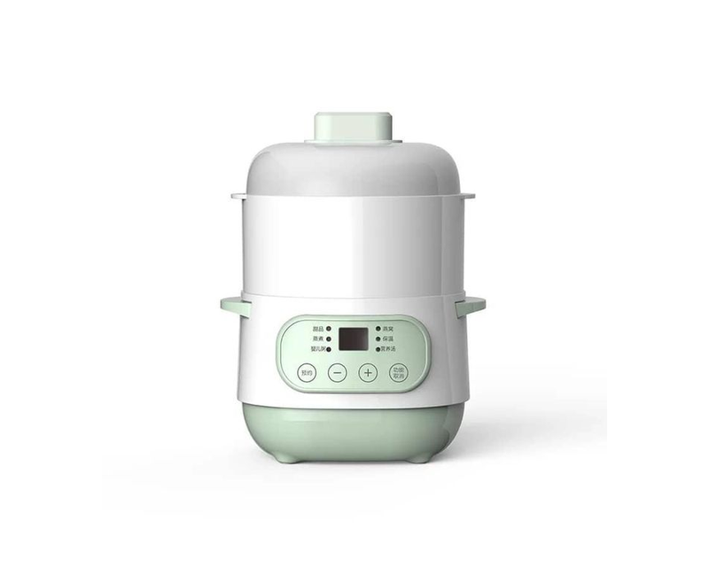 Automatic Reservation Waterproof Electric Ceramic Stewpot Water Stewing Soup Mushroom Health Nonstick Milk Pot Egg Meal Steam Reservation Timer Baby Food Cooking Machine Pressure Cooker- Multicolor