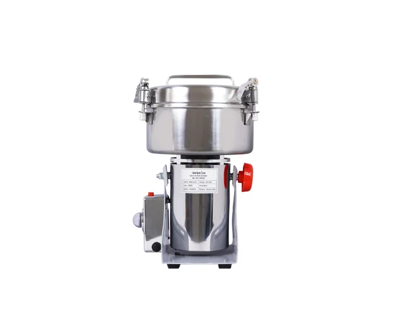3000g Instant Large Commercial High Capacity Dry Masala Powder Spice Grinder Machine For Business Mixer Grinding Mill For Spices, Herbs and Dry Fruits Grain Crusher Stainless Steel -Silver