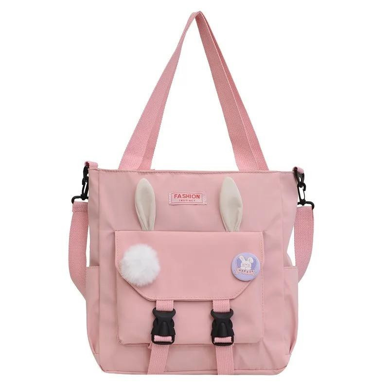 Children’s Shoulder Bag Tote Bag Handbag - baby pink