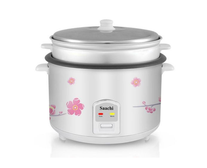 Saachi Rice Cooker, 4.6 litre - White. Saachi