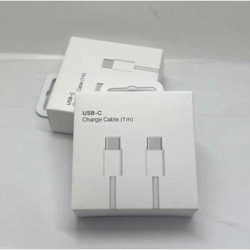 1M USB Charging Cable For iPhones - White