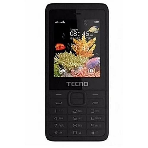 Tecno T372 4MB/RAM/ROM Dual Sim,1.77" ,1150mah- Black