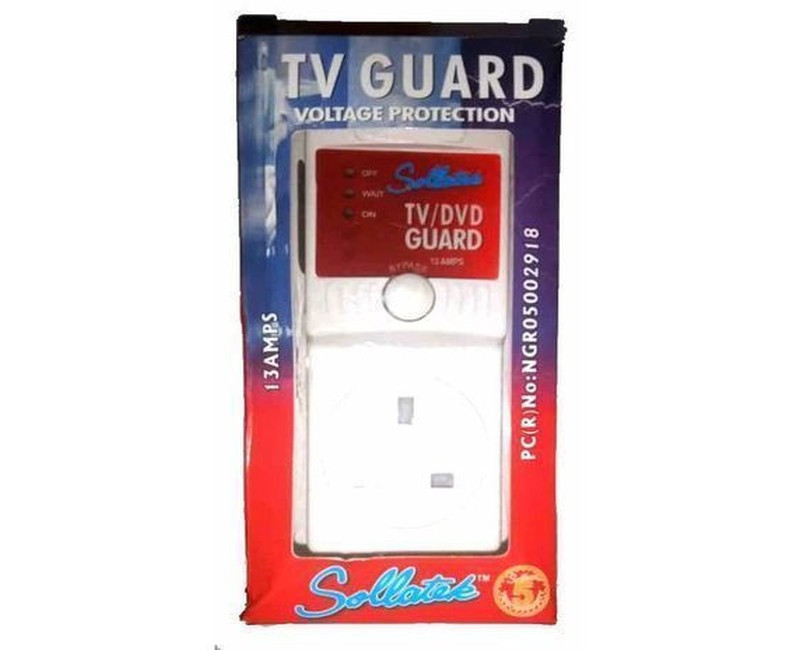TV Guard-13Amps - White