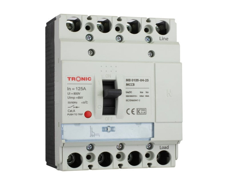 MCCB BREAKER SGM6 125A 4P 25KA 125M MB 0125-04-25