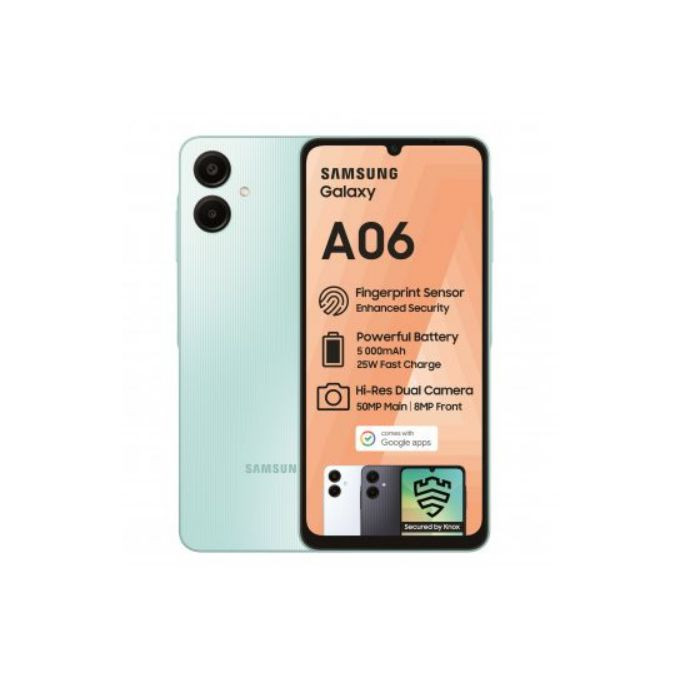 Samsung Galaxy A06 - 6.7" 4GB RAM 128GB ROM 50MP 5000mAh - Light Green