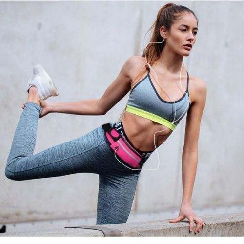 2 Pieces Marathon Waist Bag - Pink