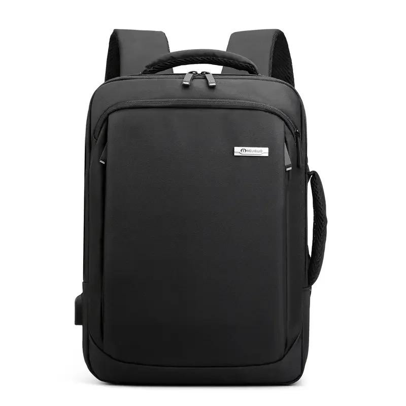 USB Port Business Backpacks Office Computer Laptop Backpack Suitable for MacBook, Hp, Dell, Lenovo, Acer-black