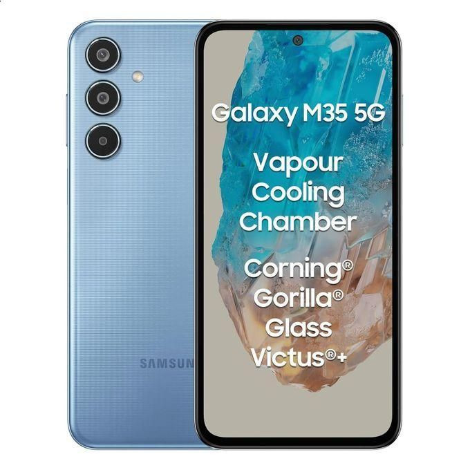 Samsung Galaxy M35 - 5G 6.6" 6GB RAM 128GB ROM 50MP 6000mAh - Dry Break Blue