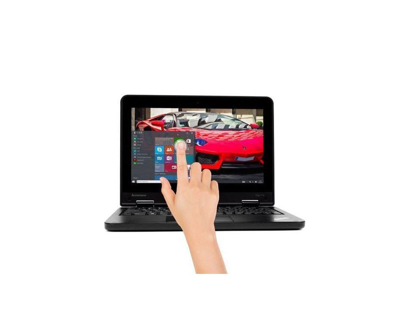 Lenovo Thinkpad Refurbished Yoga 11.6"Touch Screen,Intel Celeron Quad-Core,128GB SSD Drive, 4GB RAM Mini- Black