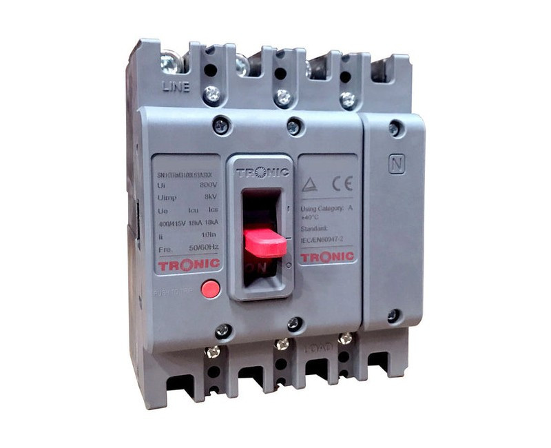 MCCB BREAKER 125A 4POLE MG 160L-0125-04