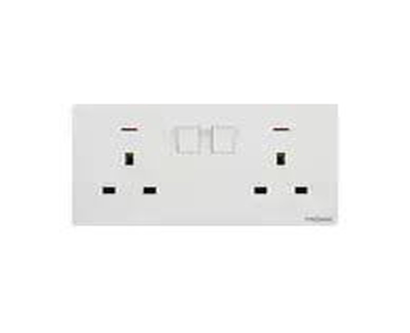 SOCKET 2GANG 13A NEON TD 5213-UN-IV