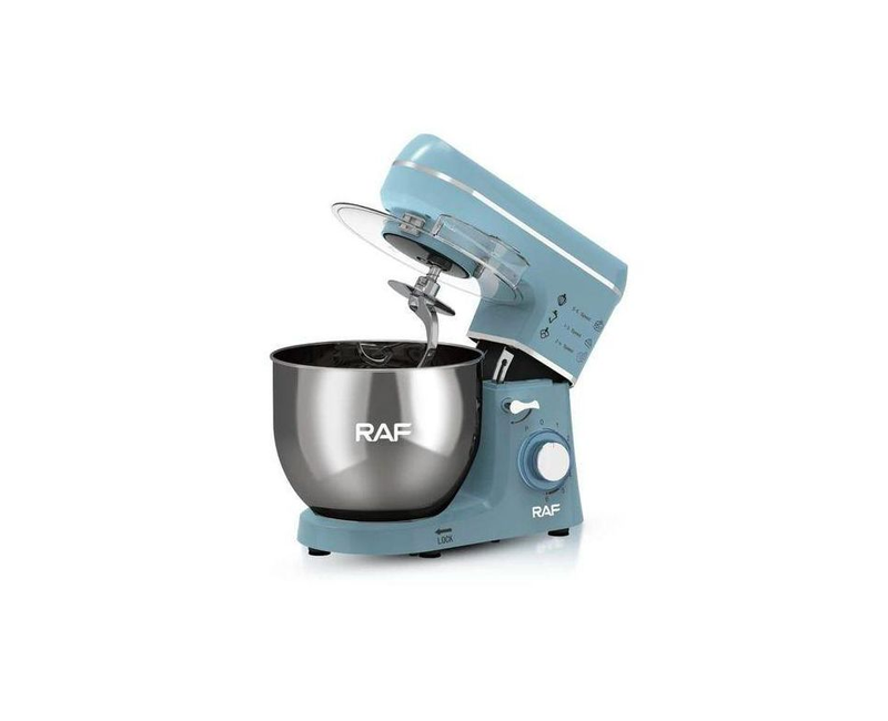 6-Speed Kitchen 8L Electric Food Stand Mixer Kneading Bread Dough Mixer- Multicolor RAF