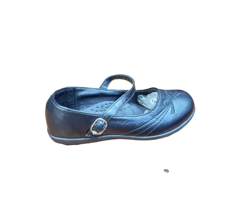 Girl's School Shoes - Black