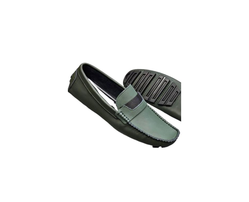 Men's Designer Moccasins - Green