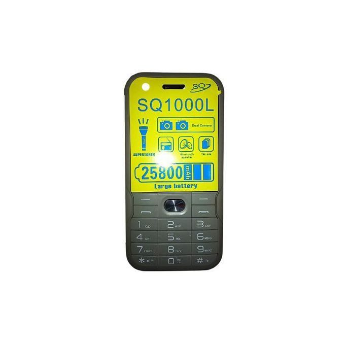 1000L - Powerbank Phone- 25800 mAH Battery Capacity - Black