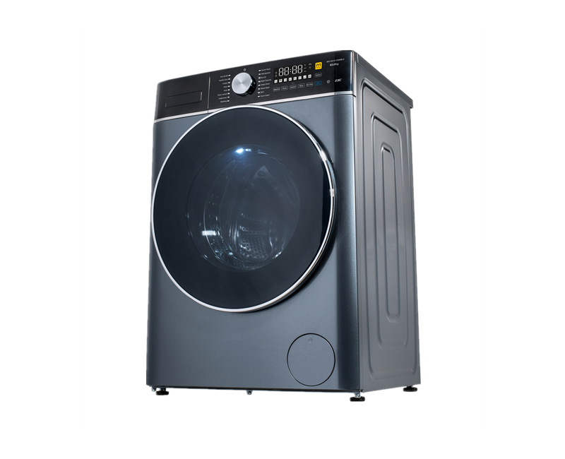 Venus washing machine 7Kg 1200RPM Inverter motor, VW708SD - Silver/Black