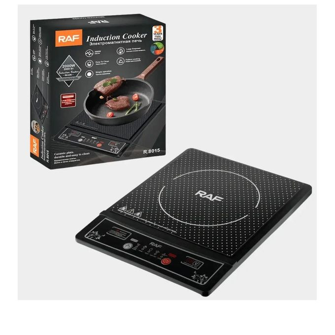 RAF Digital Electric Touch Operated Induction Cooker With Large Fire Power – Black