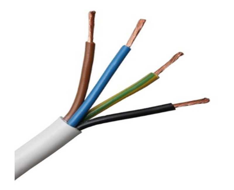 ELECTRICAL FLEXIBLE CABLE 4CX2.5MM WHITE IN MTR