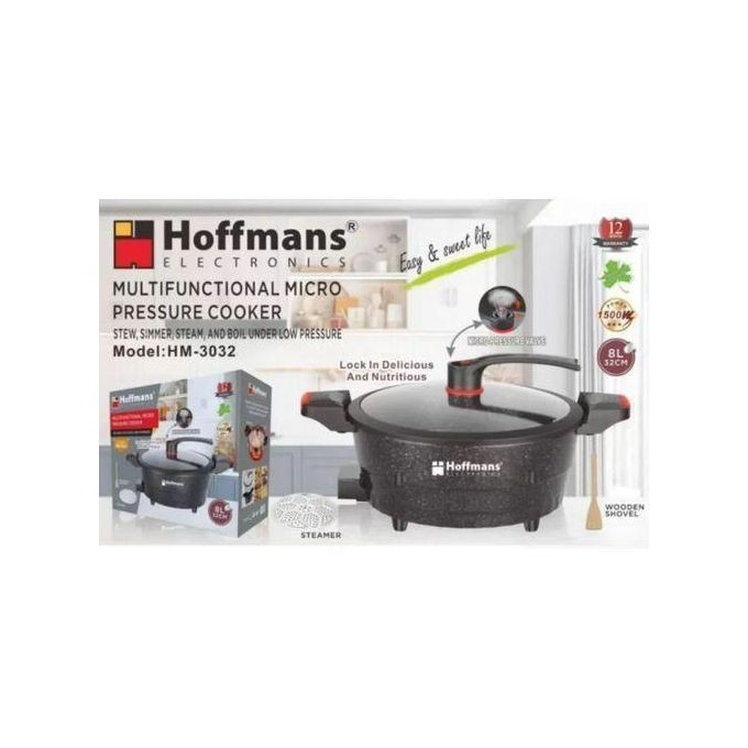 HM-3032, Micro Pressure Cooker, 8Ltr / 8 liters, 1500W - Black