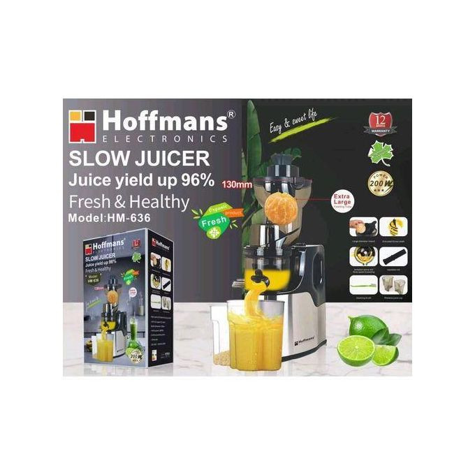 Slow Juicer Model HM-636 - Black