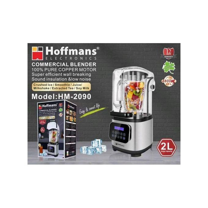 Hoffmans CommercialBlender Model HM-2090 - Silver