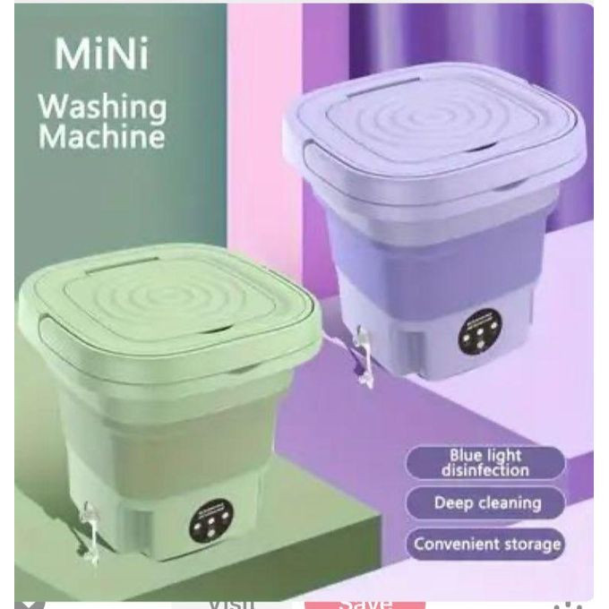 Household-Small-Folding-Portable-Washing-Machine. Multcolour