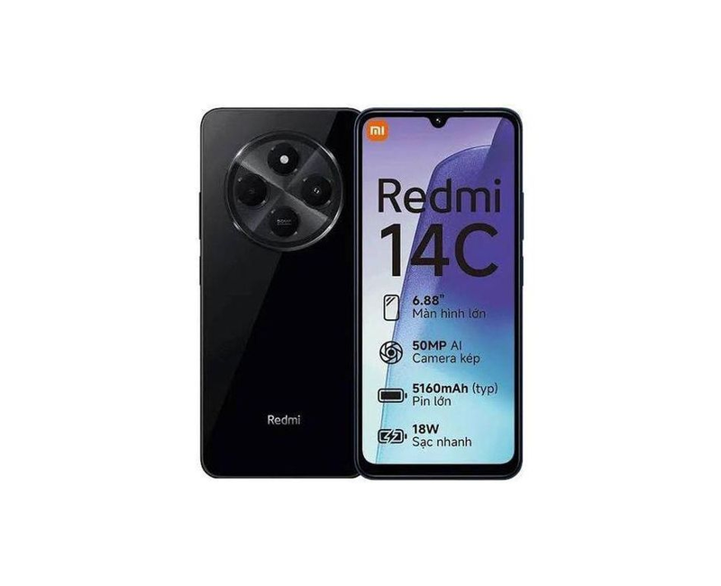 Redmi 14C - 6.88" 8GB RAM 256GB ROM 50MP 5160mAh - Black