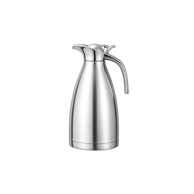 Stainless Steel Unbreakable Insulated Flask - 2L, Silver