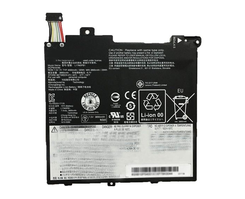 L17M2PB1 (7.5V 30Wh 4000mAh) Laptop Battery Replacement for Lenovo V330-14IKB V330-14ARR Series L17C2PB1 L17L2PB1 L17C2PB2 L17M2PB2