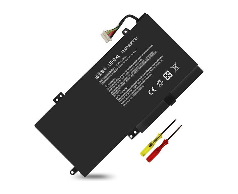 48Wh LE03XL Laptop Battery for HP Envy X360 M6-W010dx M6-W015dx M6-W101dx M6-W102dx M6-W103dx, Pavilion x360 13-s000 13-s100 15-bk000 13-s120nr 13-s128nr 15-bk010nr LE03 LEO3XL 796220-541 TPN-W116