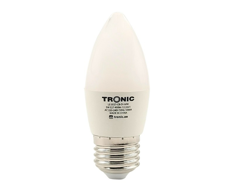 BULB LED CANDLE E27 5W 3000K DIMMABLE