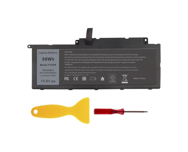 F7HVR Notebook Battery 14.8V 58WH Replaceable for Dell Inspiron 15 7537 Dell Insprion 17 7737 Series