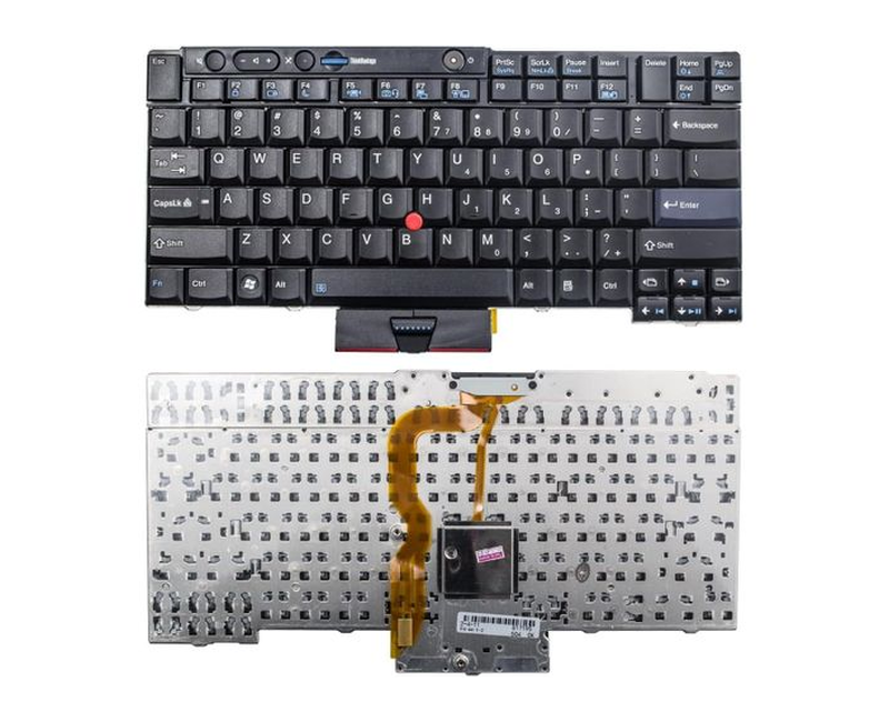 Replacement Laptop Keyboard with Pointer for Lenovo ThinkPad T400S T410 T410S T410I T410SI T420 T420I T420S T510 T510I T520 W510 W520 X220 X220I X220S X220T US Layout Black
