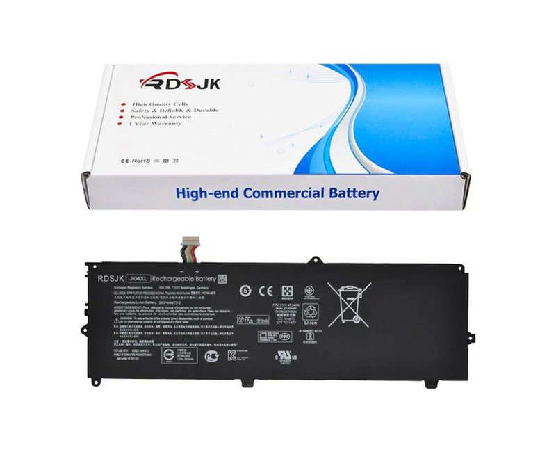 JI04XL JI04 Laptop Battery for HP Elite X2 1012 G2 1LV76EA G2-1LV76EA Series J104XL HSTNN-UB7E HSTNN-DB8I 901307-2C1 HSN-I07C 901307-541 901247-855 JI04047XL 2ICP4/66/72-2 JI04047XL-PL 7.7V 47.04Wh