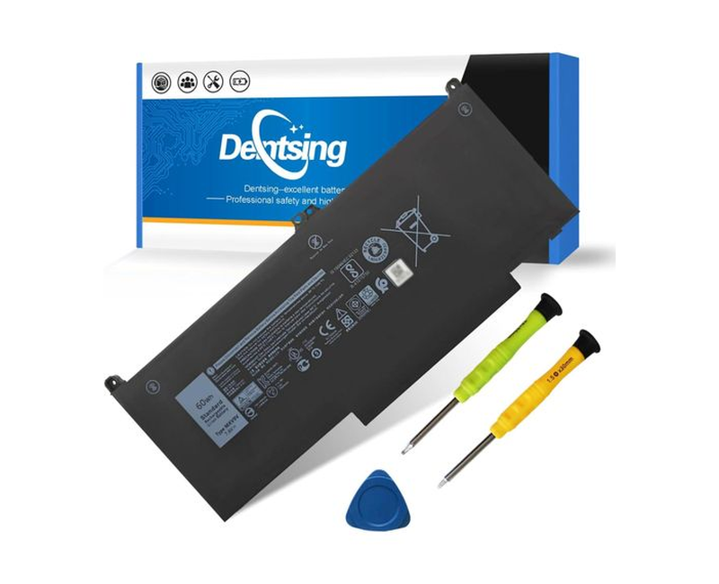 MXV9V Laptop Battery Replacement for Dell Latitude 5300/5310 2-in-1, Latitude 5300 5310 7300 7400, Inspiron 7300/7306 2-in-1 Black Series 0829MX 829MX 5VC2M P100G P99G P97G P96G 7.6V 60Wh