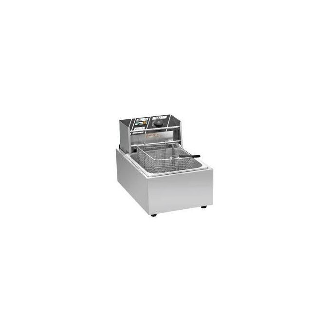 6 liter Electric Single Deep Fryer - Silver
