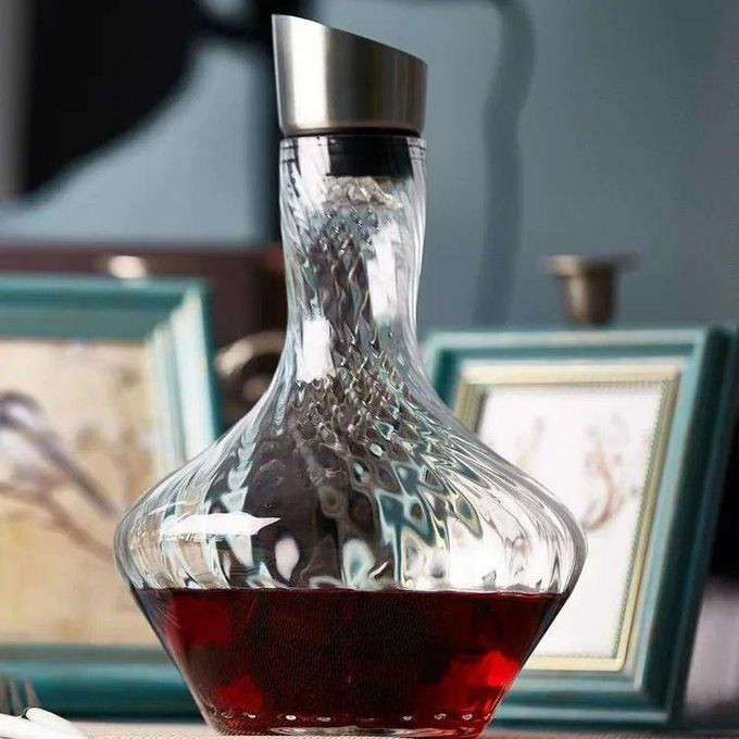 11000ml Glass Wine Decanter - Transparent