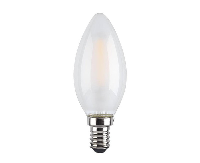 BULB LED CANDLE FROSTED C35 4W E143000K
