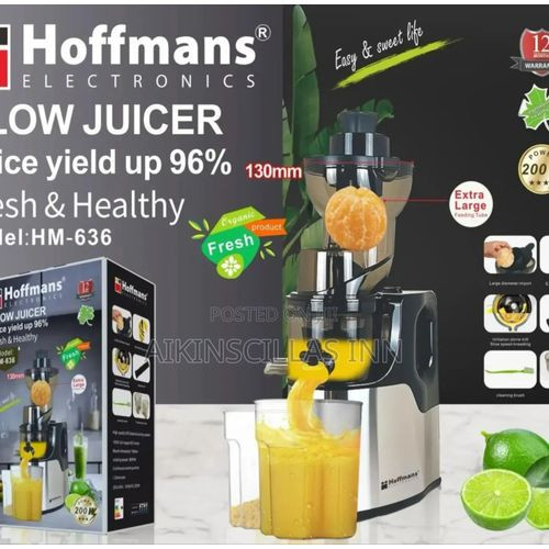 Hoffmans Slow Juicer & Juice Extractor