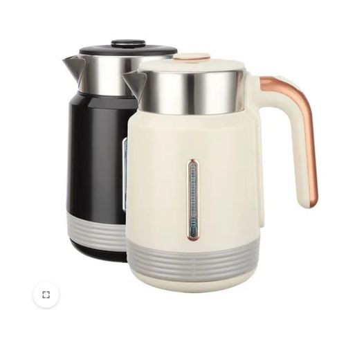 Hoffmans 2.5L Electric Milk Boiling/ Cooking Pacolator/Kettle -Black Cream