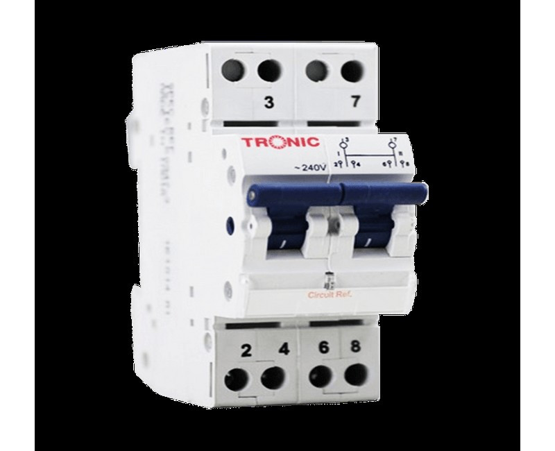 Tronic Mini Changeover Switch 40Amps Single Pole CO 2040-MI