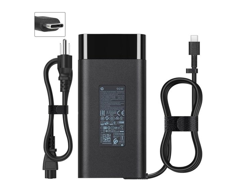 90W Laptop USB C Charger Fit for HP Envy x360 EliteBook 1040 G4 ZBook x2 G4 Spectre x360 15-bl075nr 2VY99EA 2PN61EA L45440-001 4.5A AC Adapter Type C Charger