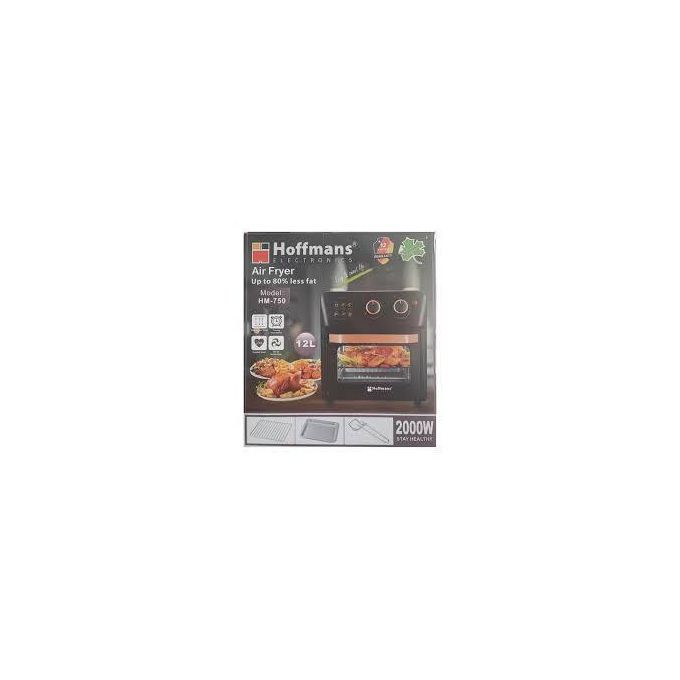 12L / 12 Liters Electric Air Fryer - BLACK