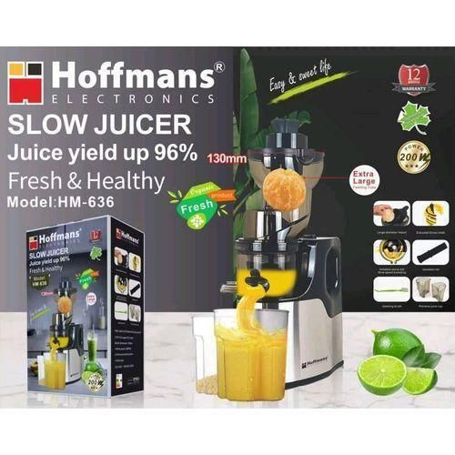 Hoffmans Slow Juicer Model HM-636 - Black.