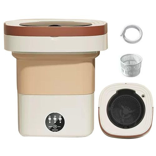 Boma Fashion Folding Washing Machine Bm-188 - Cream