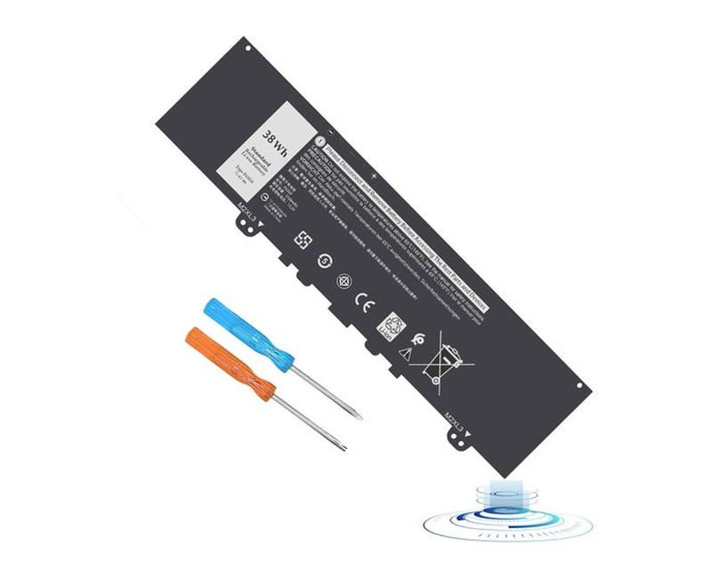 New 38Wh F62GO Battery Compatible with Dell Inspiron 13 7000 7373 7386 2-in-1 7370 7380 5370 P83G P87G P91G P83G001 P83G002 P91G001 P87G001 Vostro 13 5370 Series 39DY5 039DY5 RPJC3 0RPJC3 11.4V