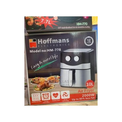 Hoffmans 10 LITERS / 10L Air Fryer HM 778 - Black