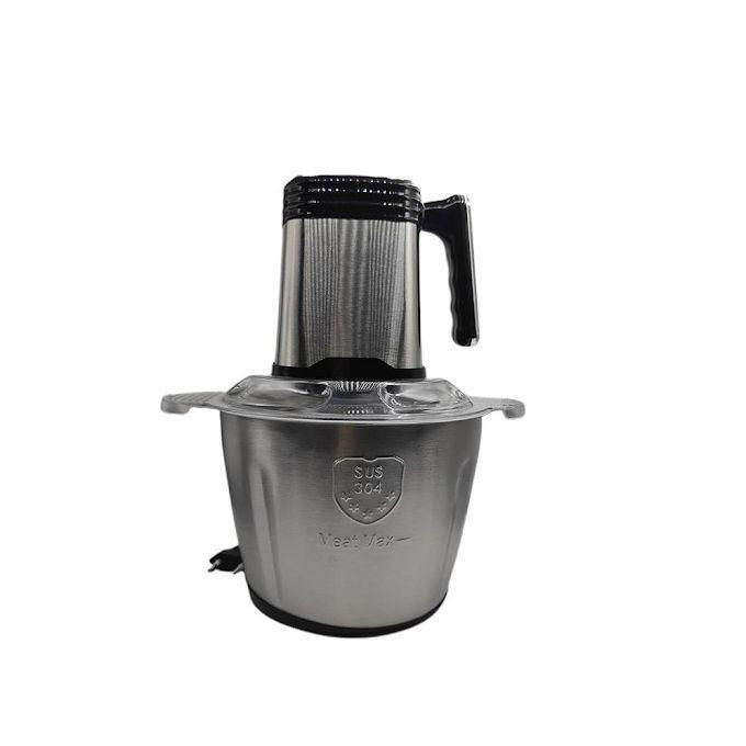 3.5L Stainless Steel Meat Grinder Chopper Multi-Function Food Processor- Multicolour