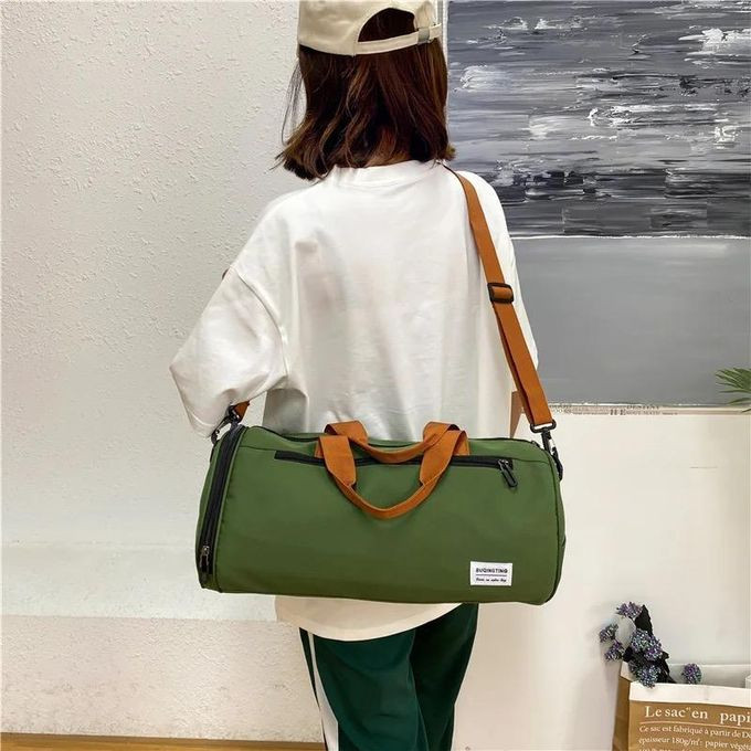 Training Duffel Gym Bag with Shoe Compartment Waterproof Fashion Women Men Sports Fitness Bag  Multiple Colors