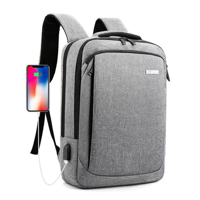 Large Capacity USB Port Business Back packs Office Computer Laptop Backpack